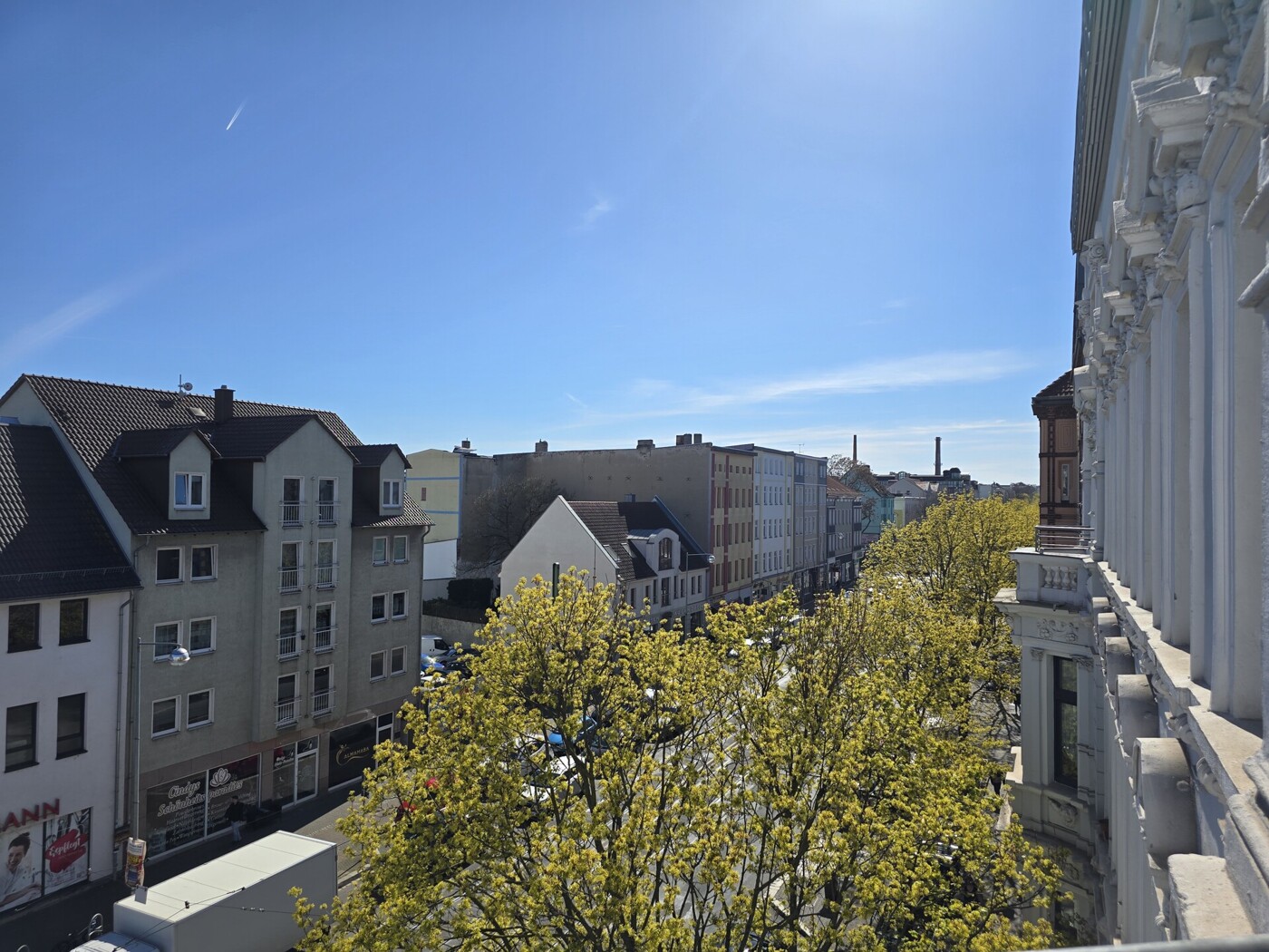 Aussicht vom Balkon
