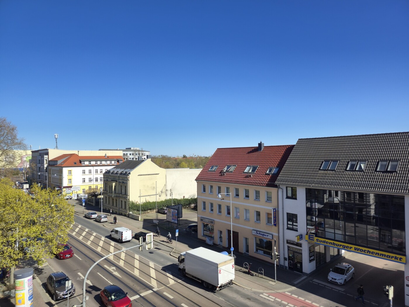 Aussicht vom Balkon