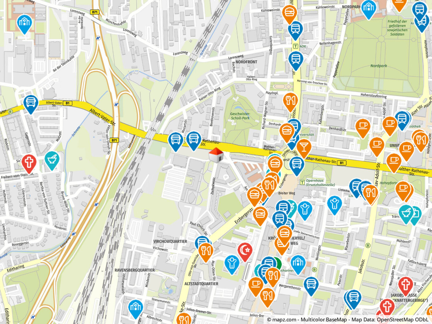 Geolyzer Kartenausschnitt