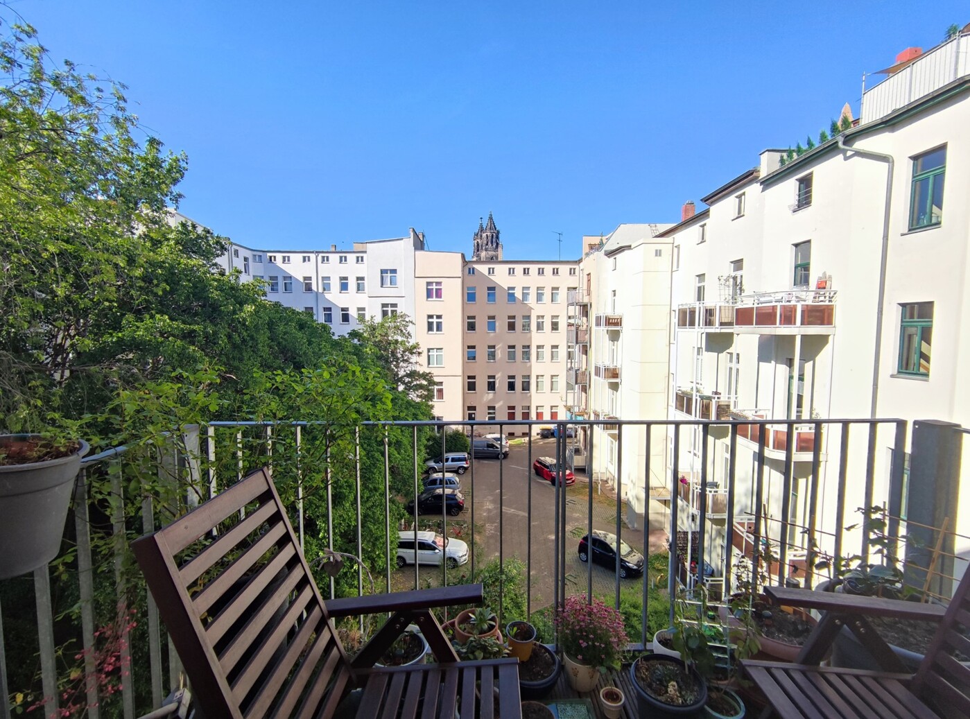 Balkon mit Aussicht
