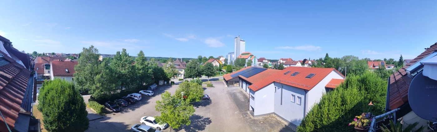 Aussicht vom Balkon