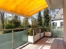 Terrasse mit Blick auf den Ostpark