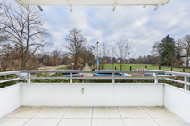 Balkon in Ostausrichtung