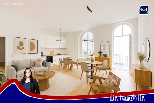 Titel mit KI möbiliert