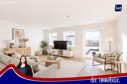 Titel mit KI möbliert