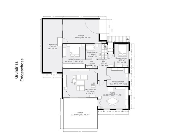 Grundriss Erdgeschoss