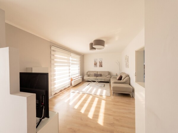 Blick ins Wohnzimmer