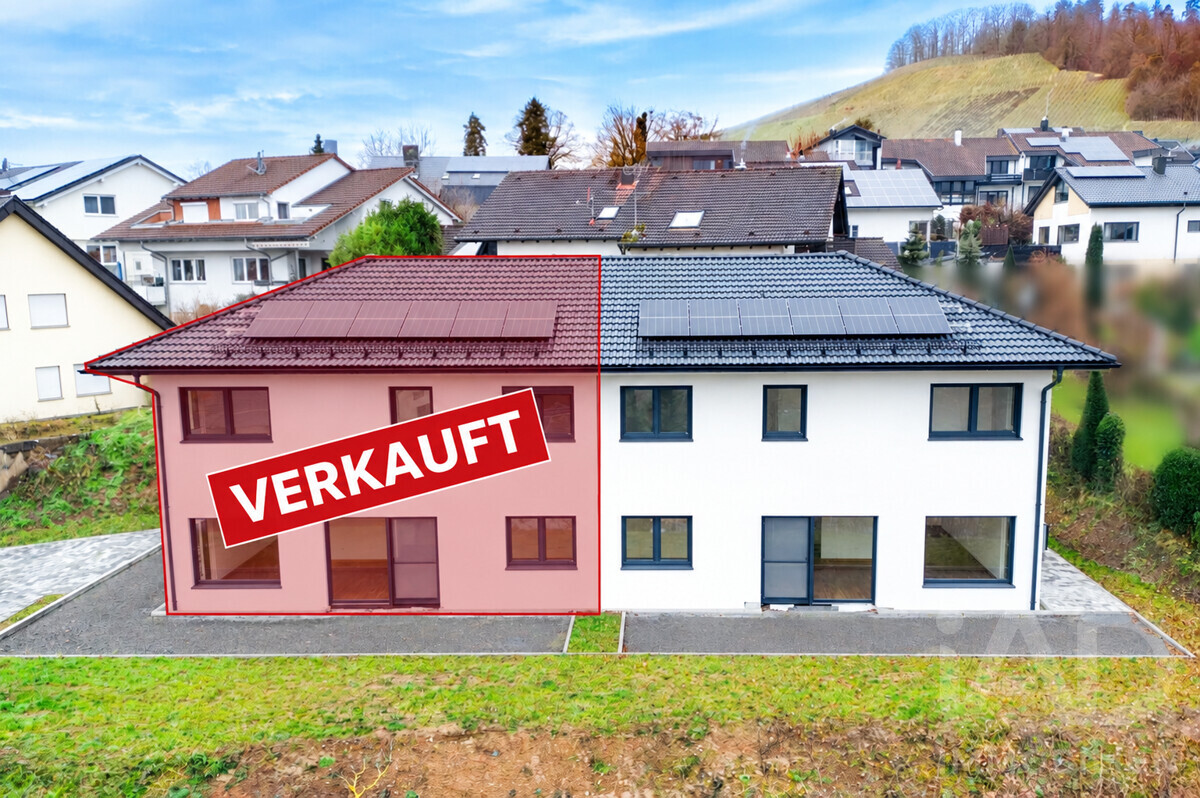Letzte Einheit: Neubau-Doppelhaushälfte, Bestlage in Beilstein – hochwertig und courtagefrei!