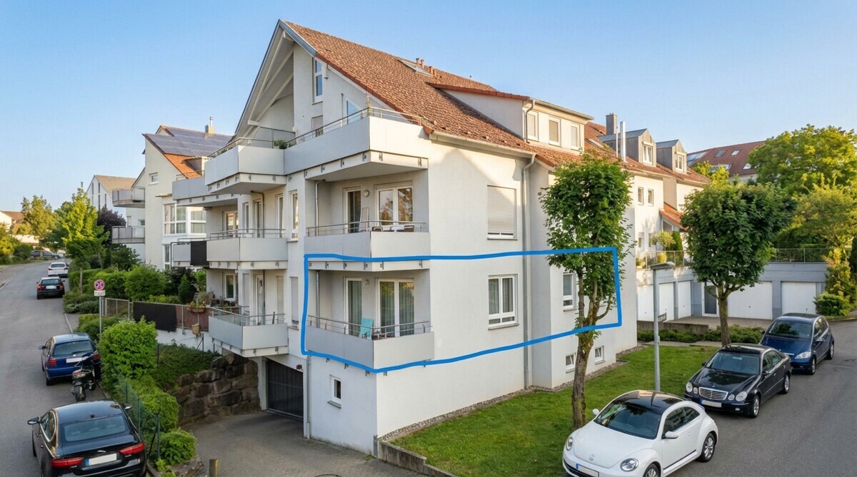 Modernes Wohnen in begehrter Lage: 2½-Zimmer-Wohnung mit Balkon in Stuttgart-Feuerbach
