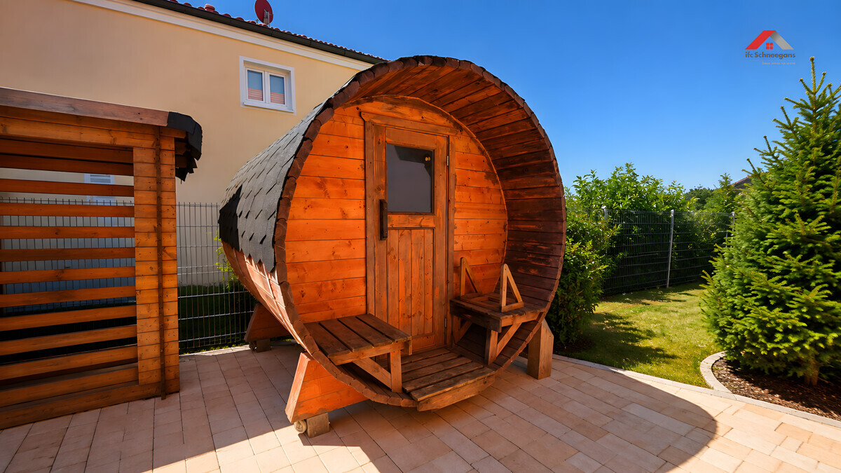 Außenbereich - Sauna