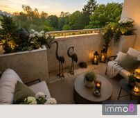gemütlicher Balkon