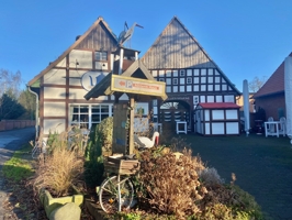 Ansicht Café + Wohnhaus