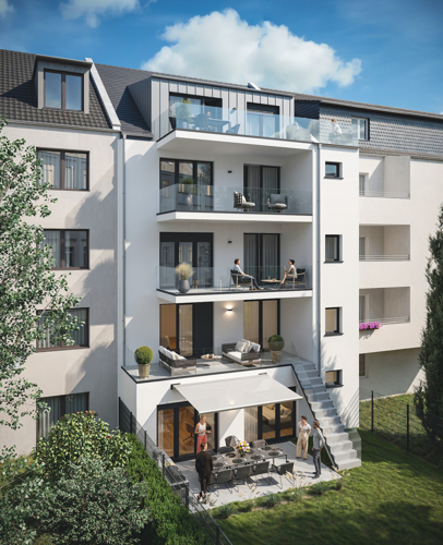 Visualisierung Rückfassade