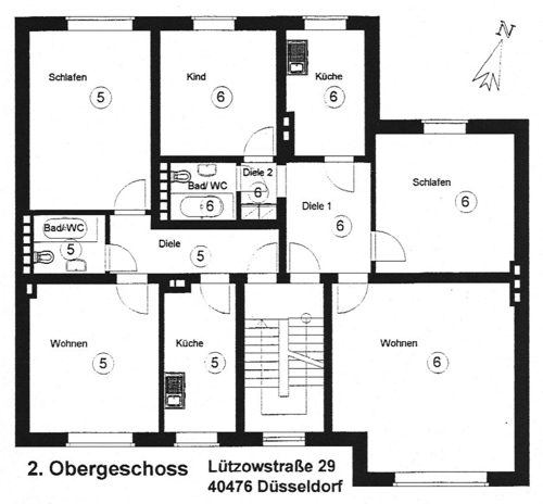 Grundriss WE 06 3.OG