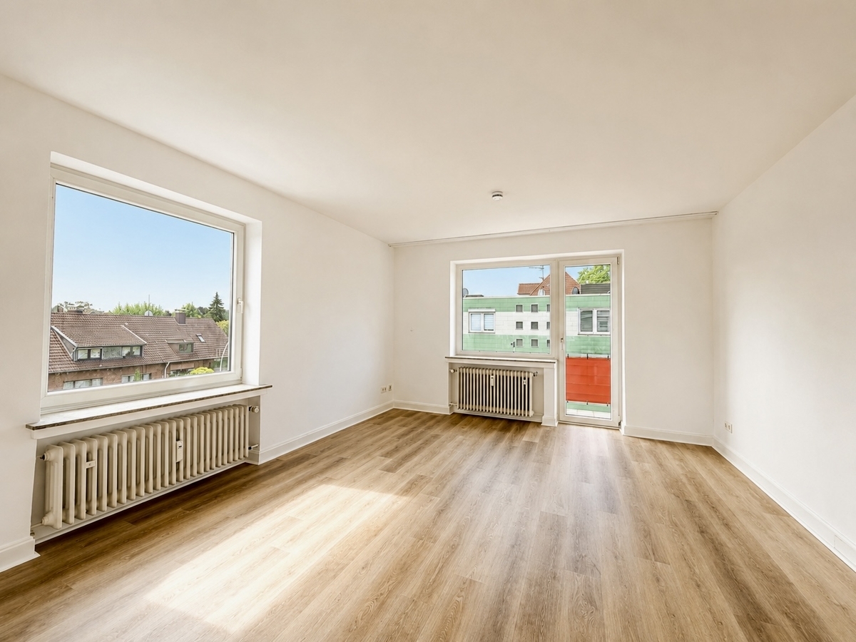 Drei-Raumwohnung mit großem Balkon - Foto 2