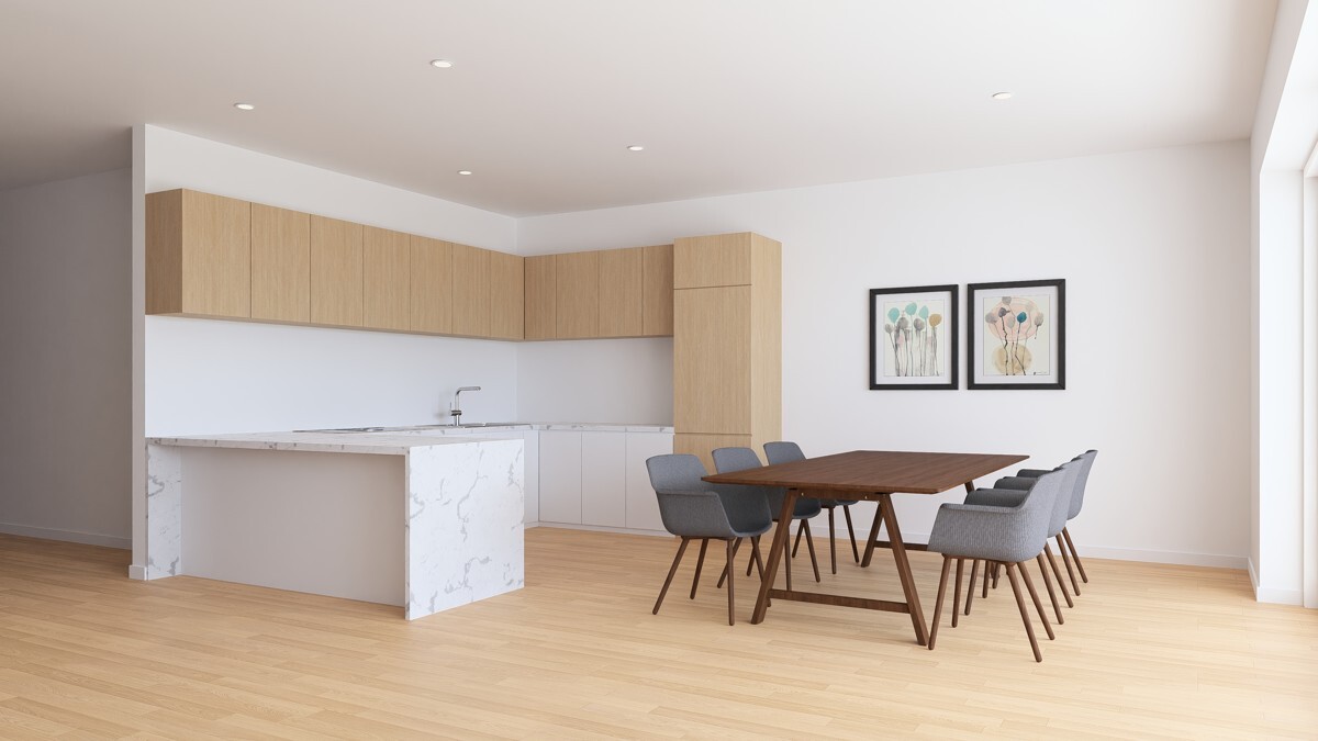 Küche - 3D Rendering