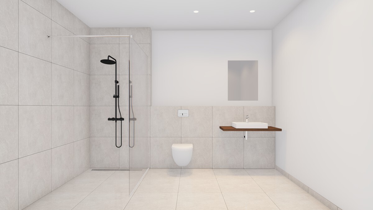 Badezimmer - 3D Rendering