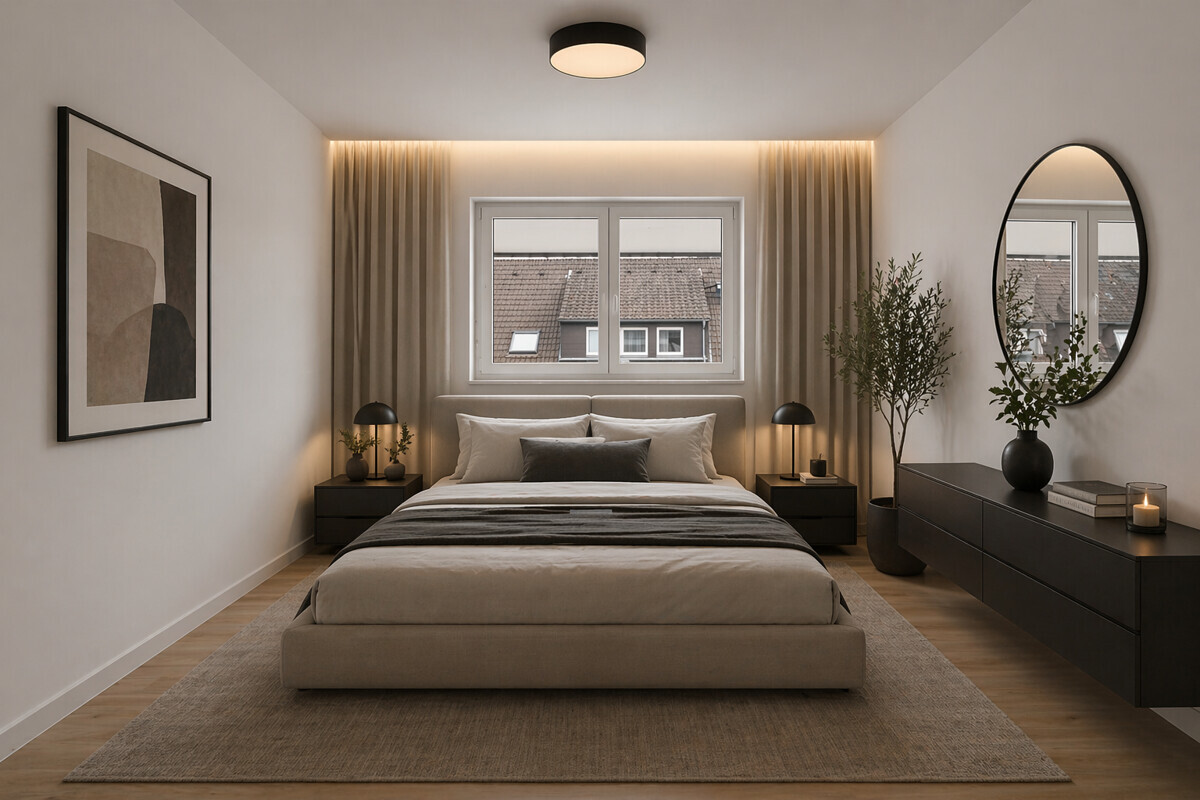 Schlafzimmer (Rendering)