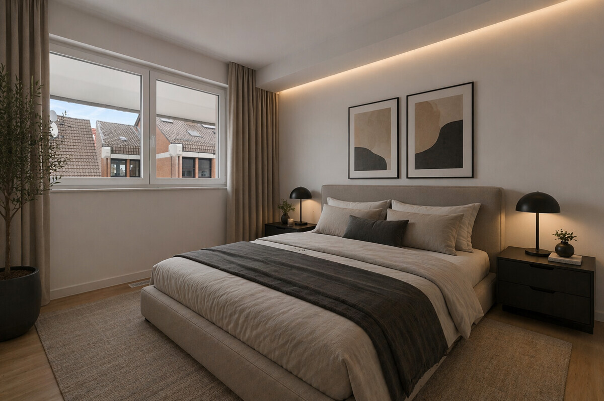 Schlafzimmer (Rendering)