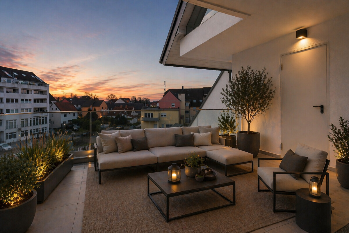 Balkon (Rendering)