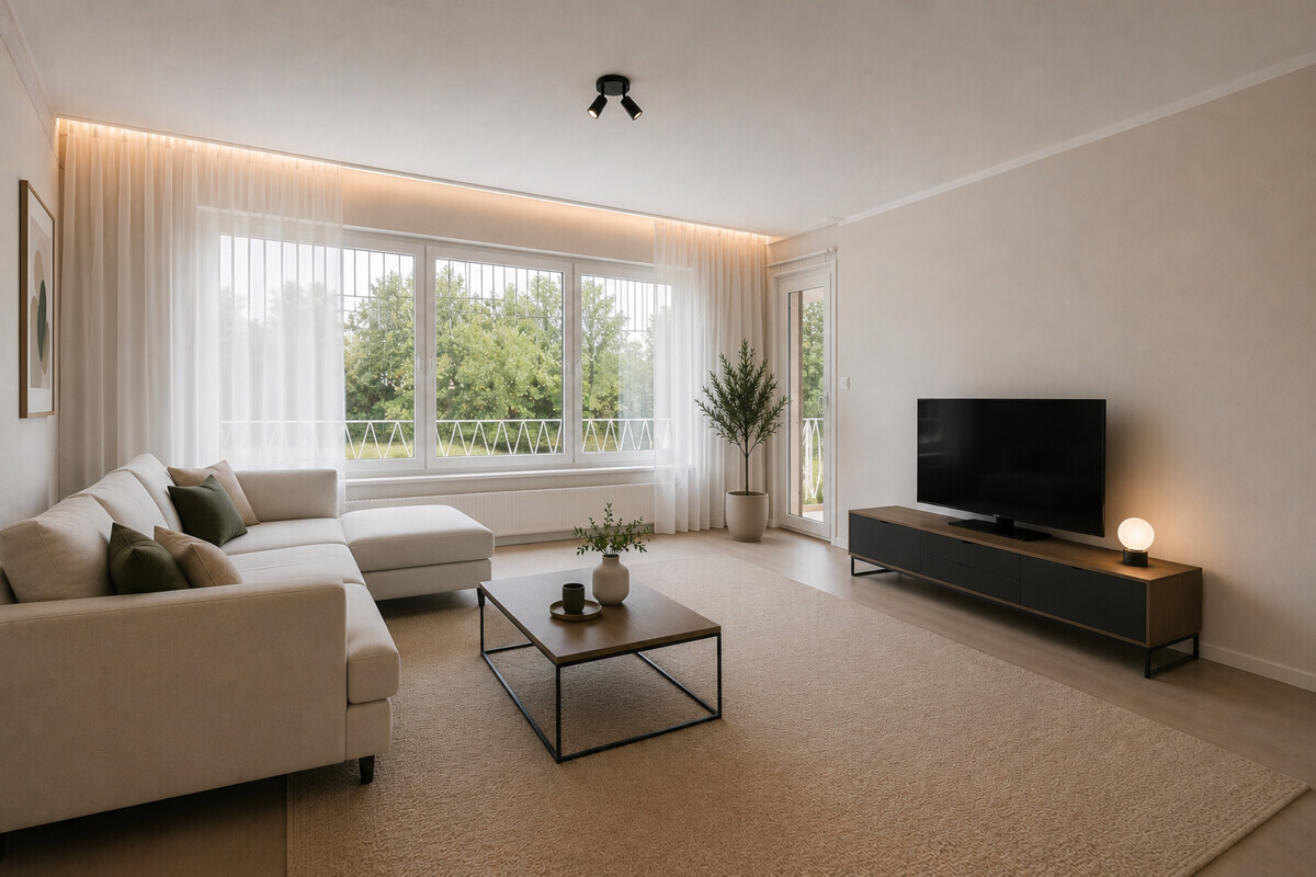 Wohnzimmer (KI-Visualisierung)