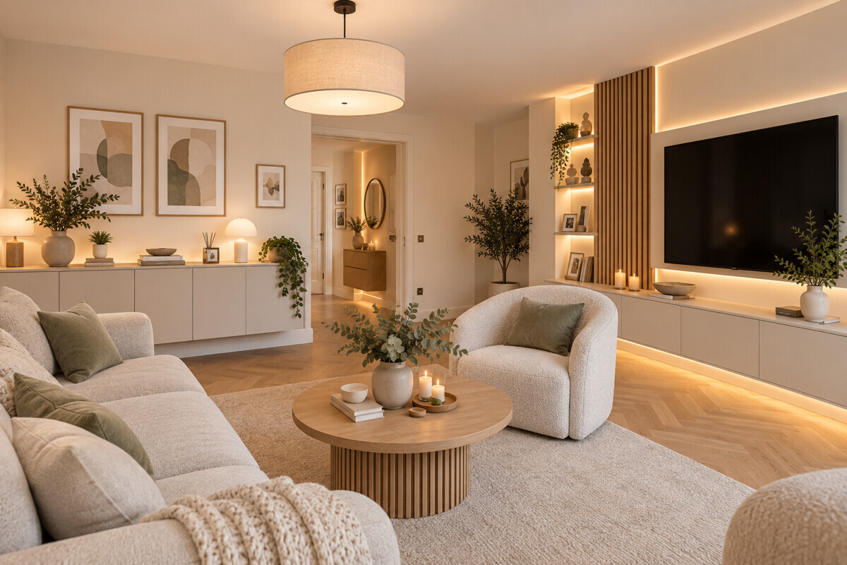 KI - Foto Wohnzimmer