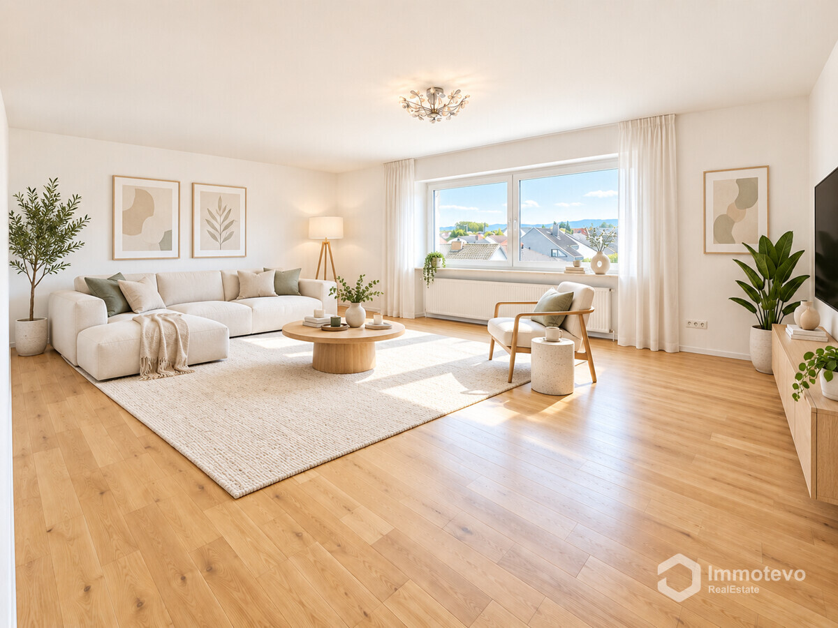 Wohnzimmer - KI Visualisierung