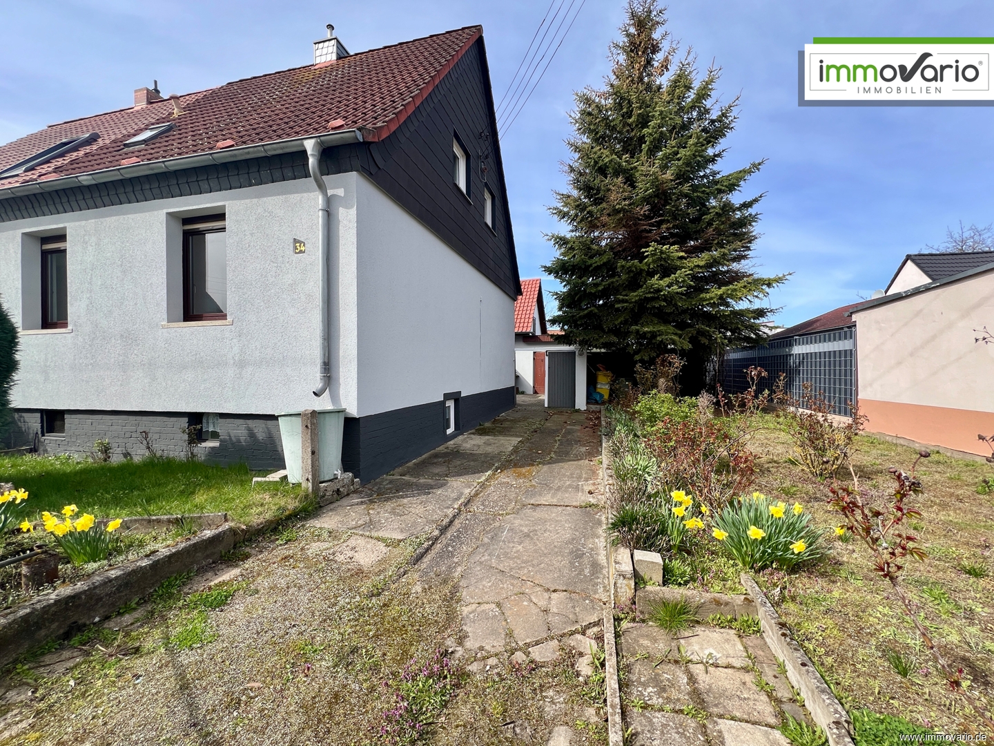 Gepflegte Doppelhaushälfte mit Einbauküche und großem Garten in Ottersleben. - Foto 5