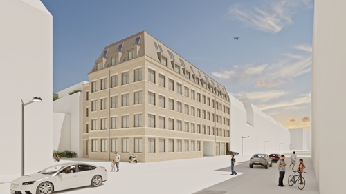 Ansicht Neubau Animation