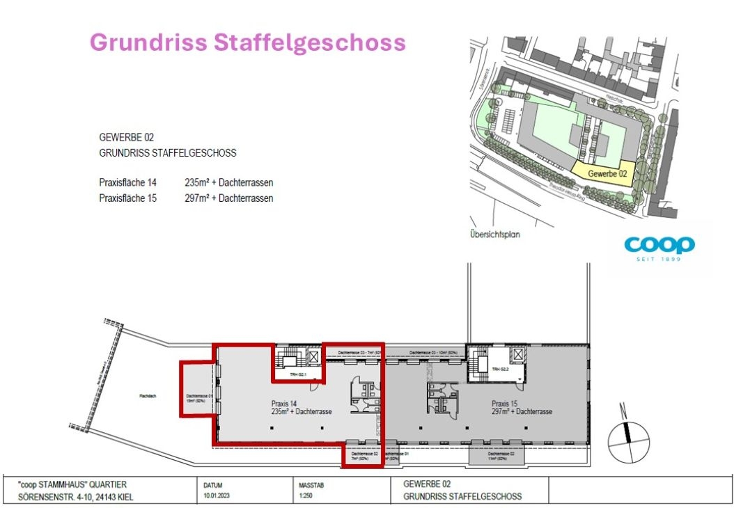 P14 - Grundriss Staffelgeschoss