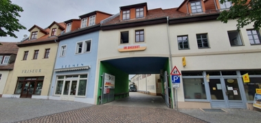 Nicolai-Markt Durchfahrt Kundenparkplatz Discount-Markt