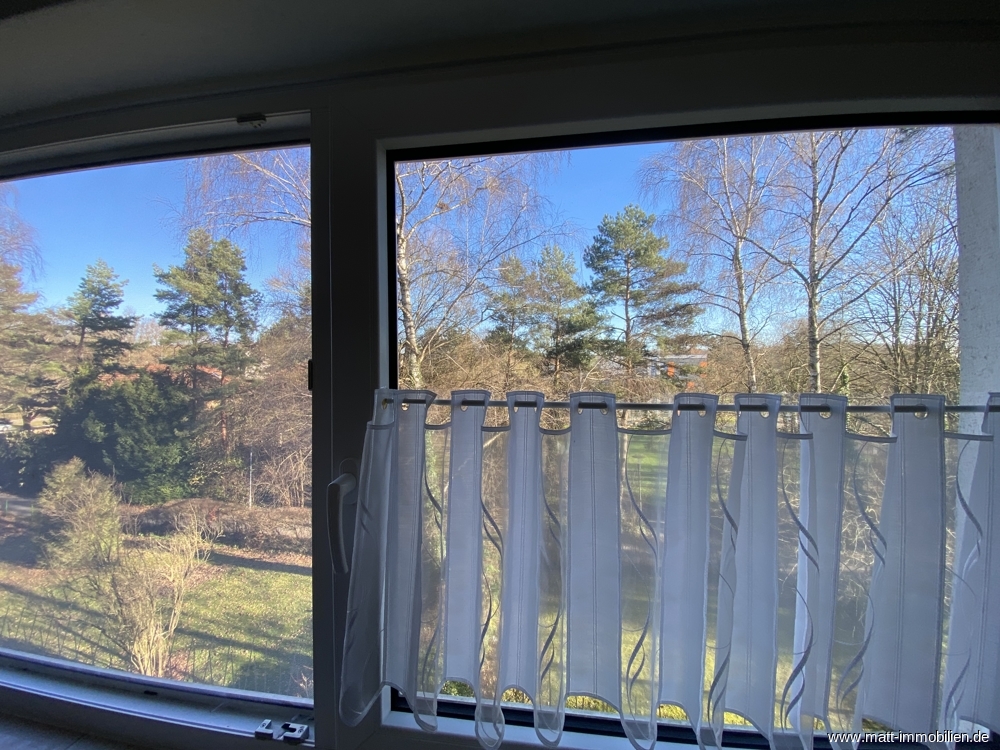 Blick von Küchenfenster