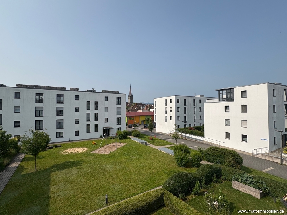 Blick vom Balkon