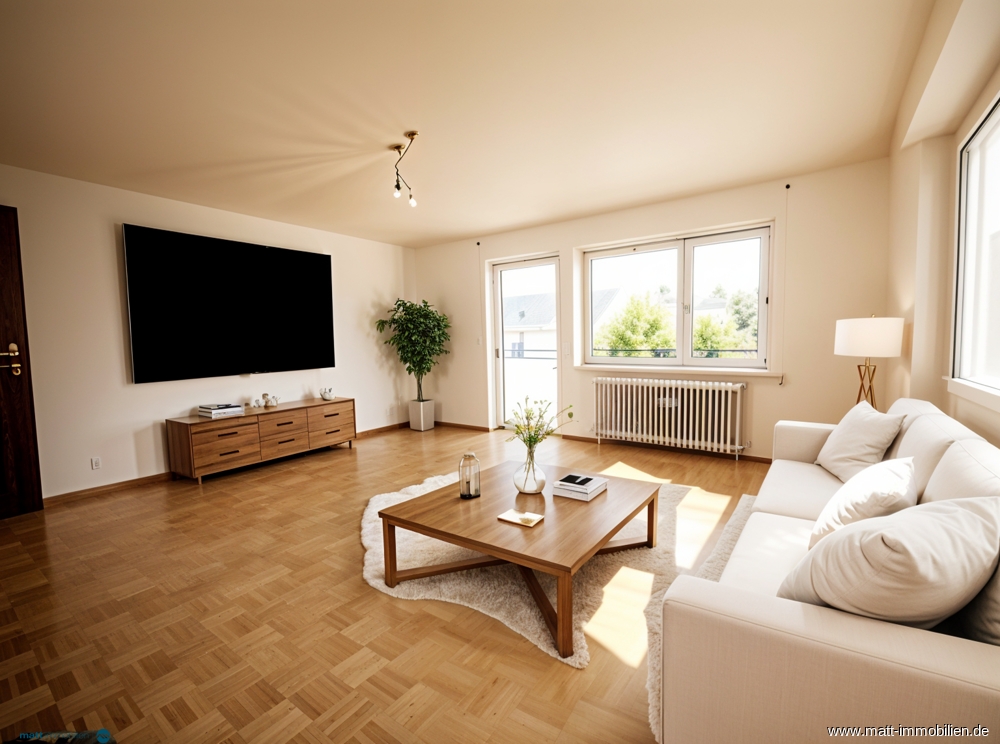 Unverbindlicher, virtuell erstellter Gestaltungsvorschlag - Schlafzimmer