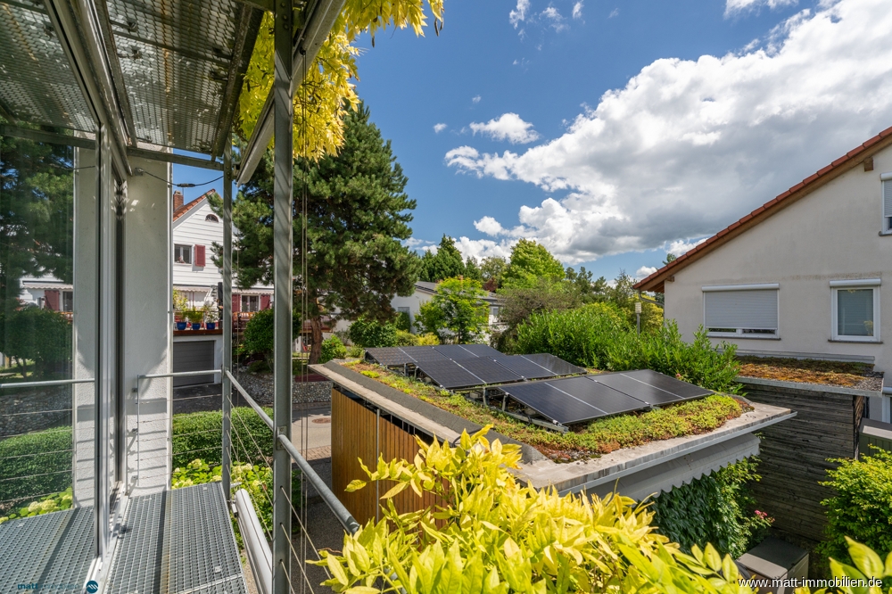 Putzbalkon und Carportdach