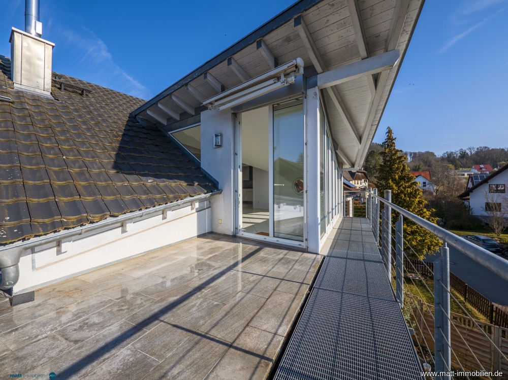Balkon/ Terrasse Dachgeschoss