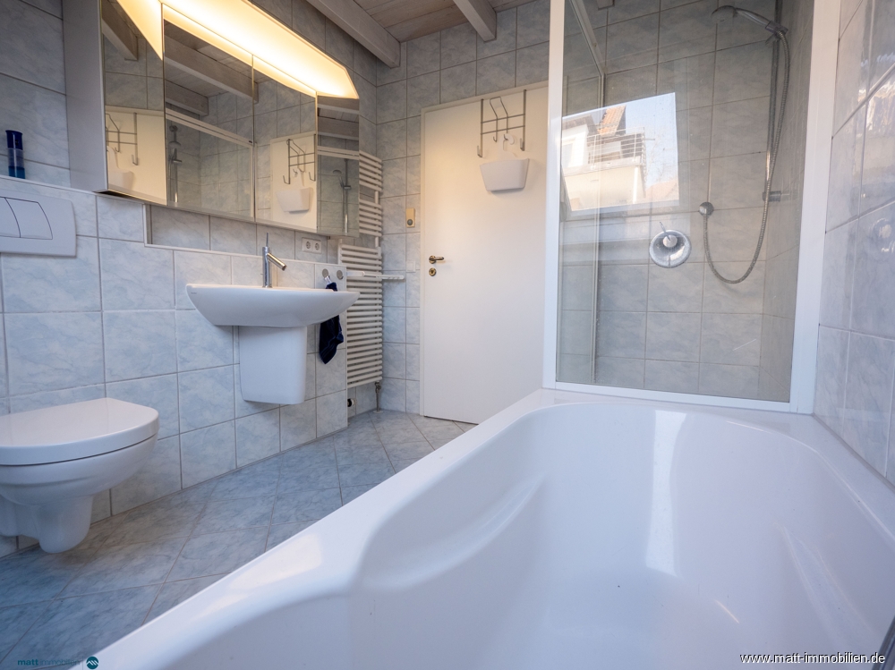 Badezimmer Dachgeschoss