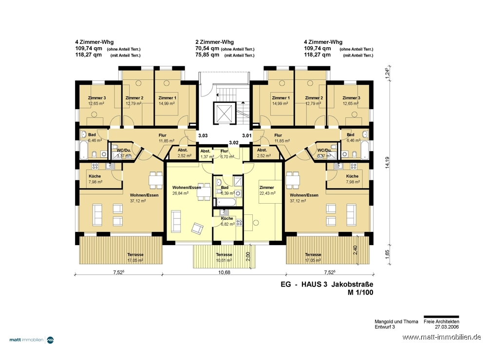 Grundriss Wohnung 3.02
