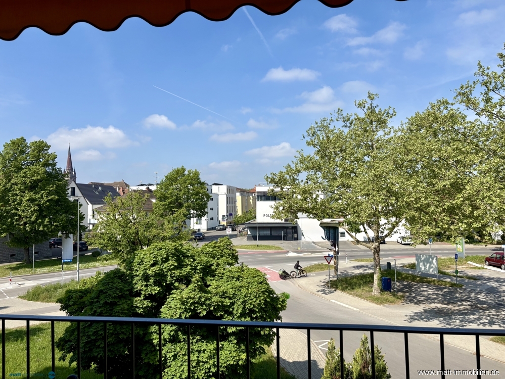 Aussicht vom Balkon