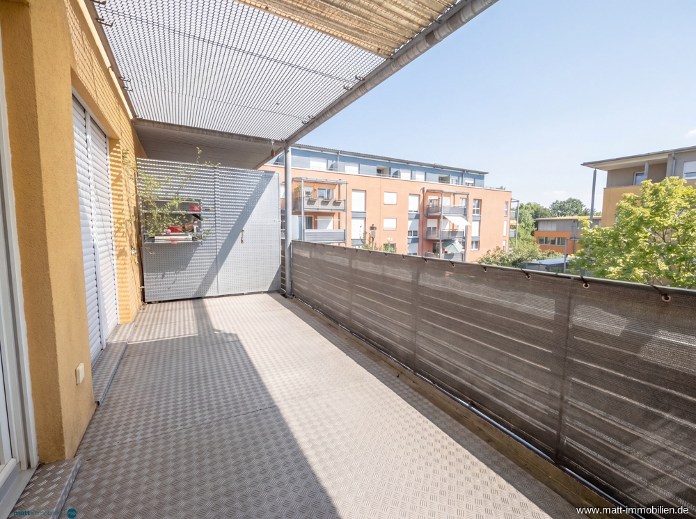 Virtuelle Bearbeitung: Balkon Ansicht 1