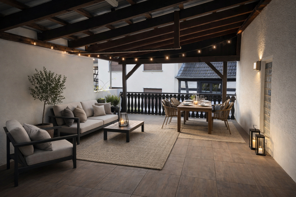 Einrichtungsbeispiel Terrasse 