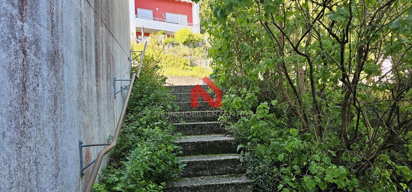 Treppe zum Garten