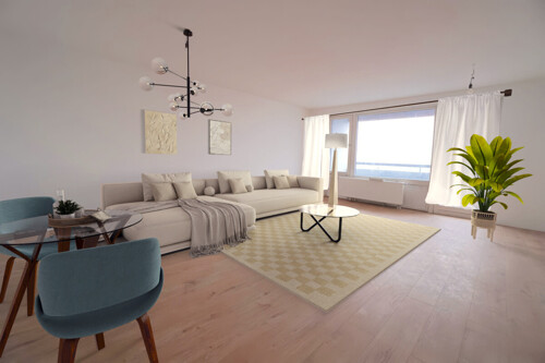 Einrichtungsbeispiel Wohnzimmer