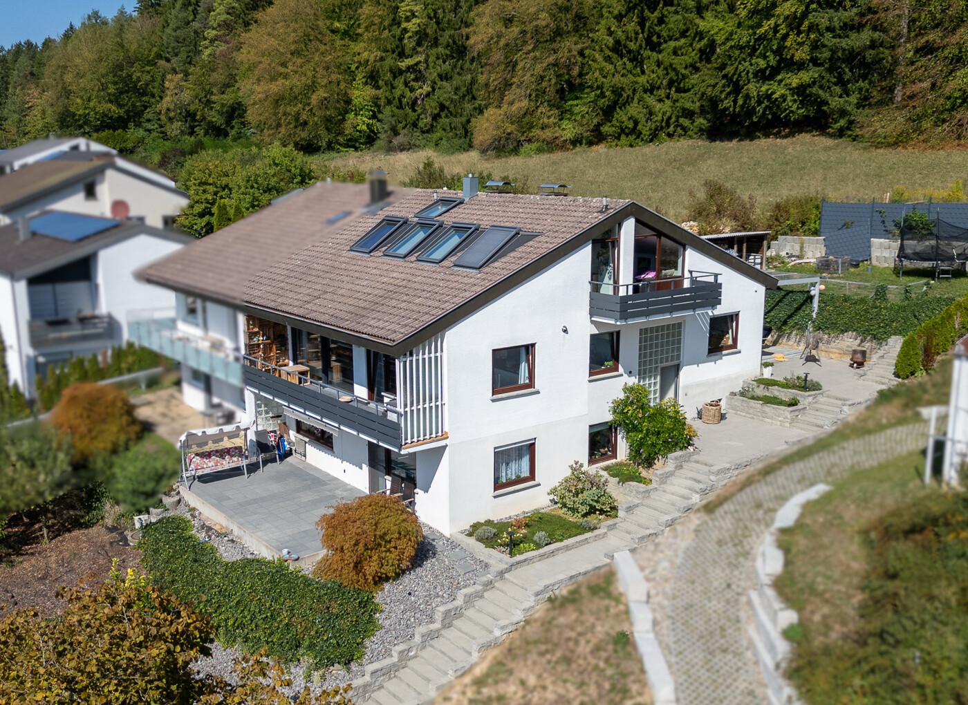 Wohnen mit Panoramablick & einer Einliegerwohnung — Titelbild