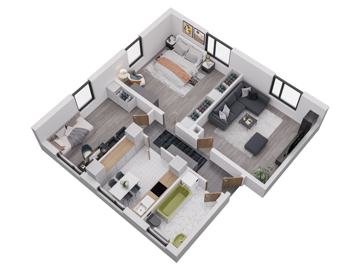3D-Grundriss