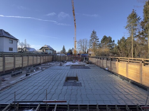 Baufortschritt Tiefgarage