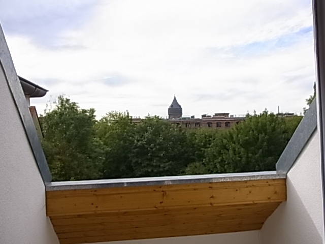 Blick vom Balkon