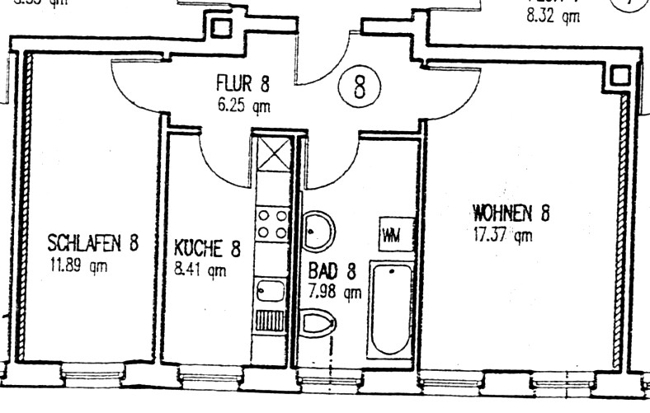 Grundriss ähnlich !! (Etage darüber)