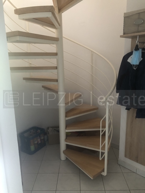 Treppe ins Obergeschoss