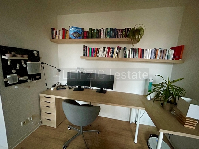 Arbeitsecke im Wohnzimmer